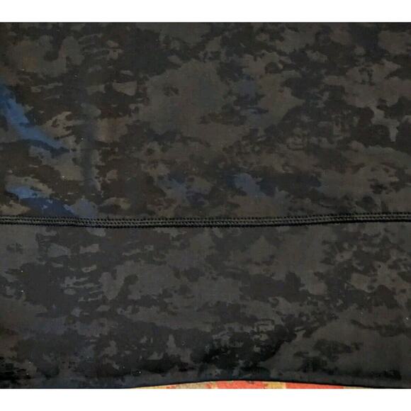 Spyder Camo Active Shirt Zip Neck Black On Black Medium Soft Stretchy SportsWear - Picture 4 of 7